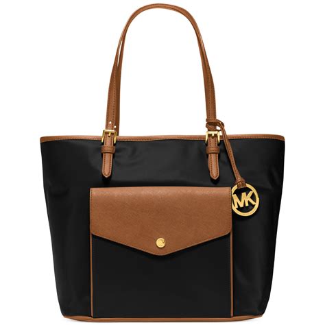 dimensions of michael kors tote bag|Michael Kors nylon tote bag.